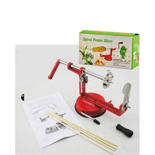 Buy Spiral Potato Slicer - Red in Pakistan